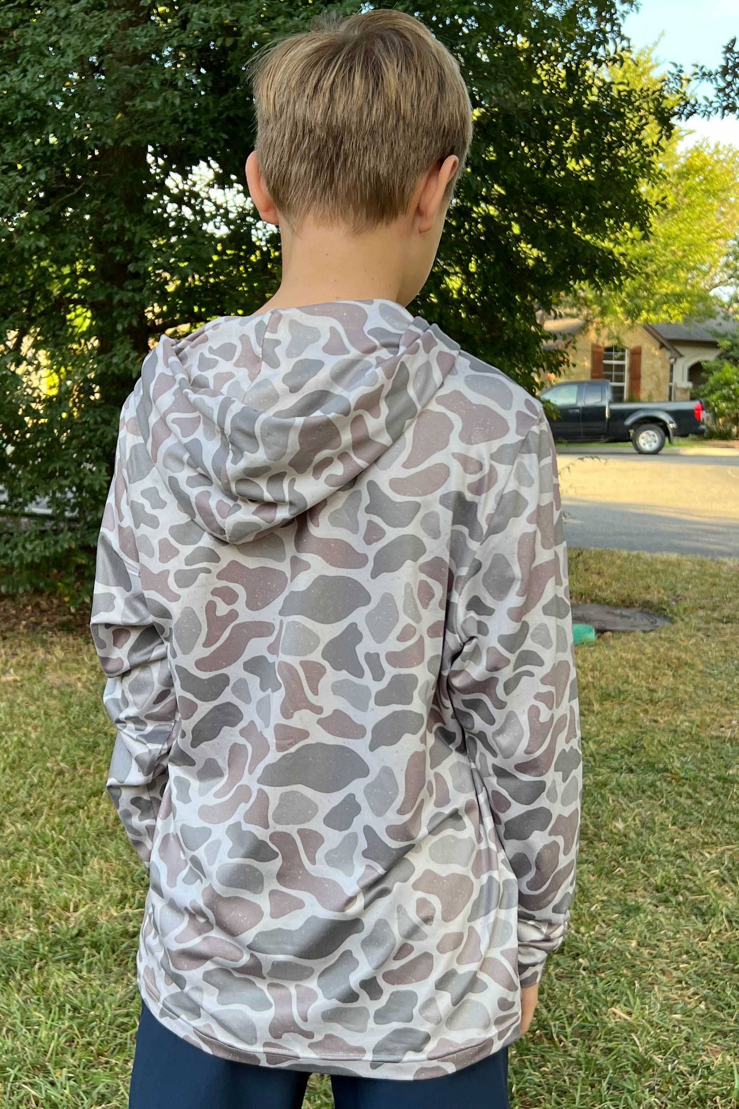 Youth Sizing - Performance Hoodie - Classic Deer Camo